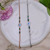 Shubharambh Green Stone Evil Eye Bracelet