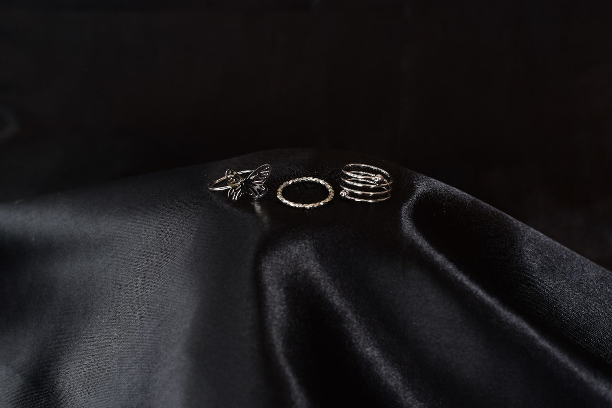 Shubharambh Combo Pack | Elegant Silver 3 Rings